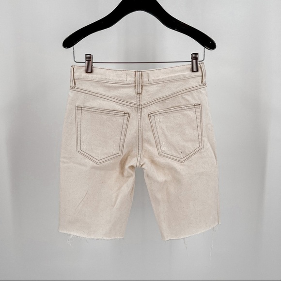 NWT FreePeople Caroline Ecru Seeded Cut Shorts - Picture 7 of 11